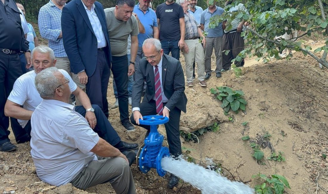 6,5 milyona mal olacak işi 2,5 milyona mal ettiler Düzce’nin Akçakoca ilçesinde 5 köyün su ihtiyacını karşılayacak olan su