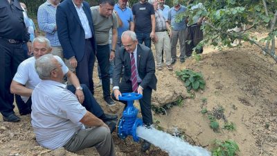 Düzce’nin Akçakoca ilçesinde 5 köyün su ihtiyacını karşılayacak olan su