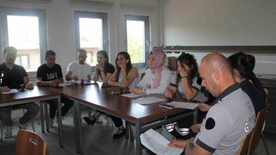 Gölyaka İlçe Devlet Hastanesinde acil ve afetlere hazırlık için masa