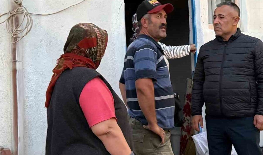 AK Parti heyeti yangın bölgesinde AK Parti Bilecik Milletvekili Halil Eldemir ve İl Başkanı Serkan