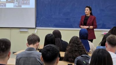 SUBÜ Malzeme ve İmalat Topluluğu tarafından düzenlenen söyleşide öğrencilere, alüminyumun