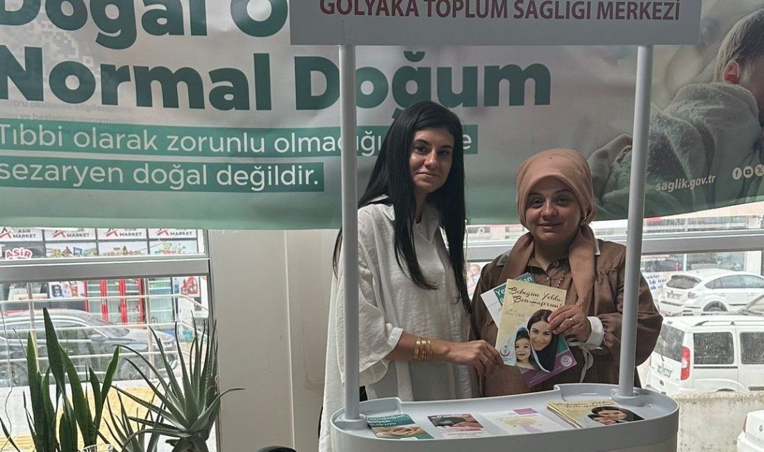 Anne olmanın doğal yolu anlatılıyor Düzce İl Sağlık Müdürlüğü Halk Sağlığı Hizmetleri Başkanlığı tarafından yürütülen
