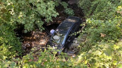 Kocaeli’nin Derince ilçesinde sürücüsünün park etmeye çalıştığı otomobil, yaklaşık 7