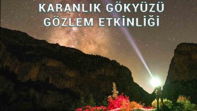 Bilecik’te astronomi gözlemleri için ’Karanlık Gökyüzü Gözlem Etkinliği’ düzenlenecek. Bilecik’te