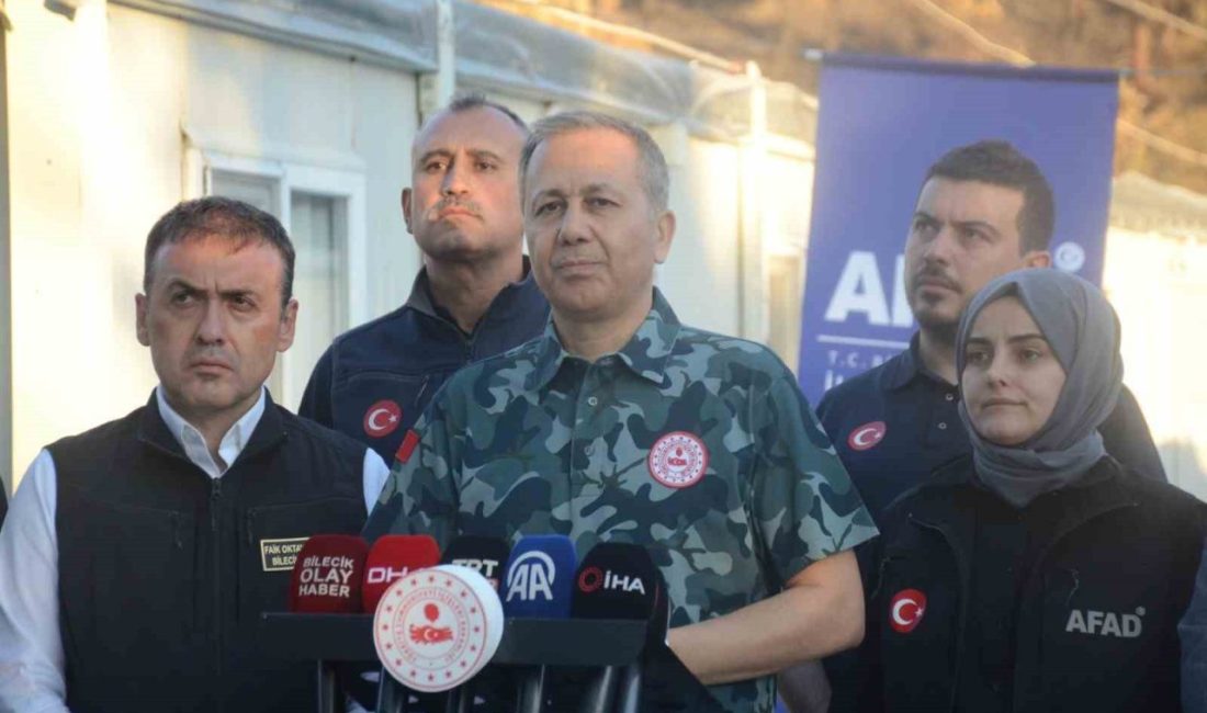 Bilecik’te ’Genel Hayata Etkili Afet Bölgesi’ olarak ilan edilen bölgelerde