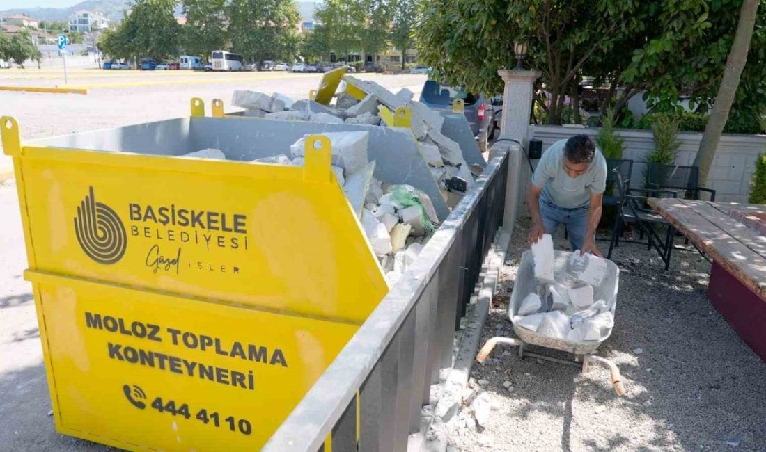 Başiskele’de moloz atıklarına karşı konteyner dönemi başladı Başiskele’de çevre ve görüntü kirliliğine neden olan moloz, bağ-bahçe atıkları