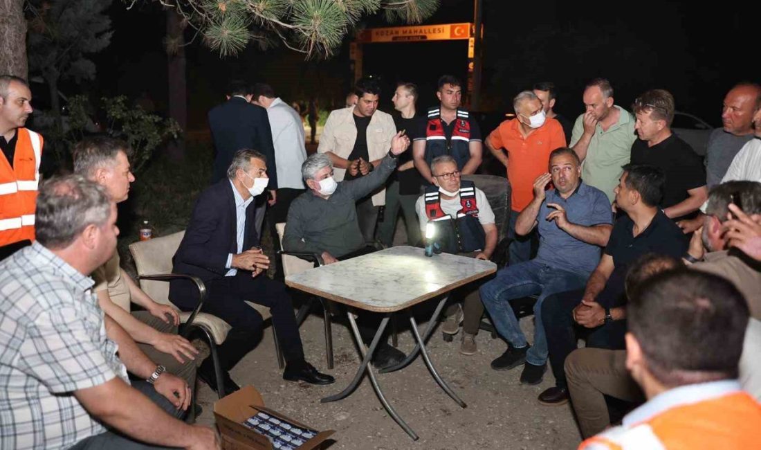 Sakarya Büyükşehir Belediye Başkanı Yusuf Alemdar, Geyve’de başlayan orman yangınının