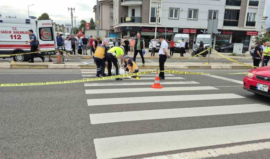 Bisikletli adam karşıya geçmeye çalışırken hayatını kaybetti Düzce’de yaya geçidinden karşıya geçmeye çalışan bisikletli adam, işçi servisinin
