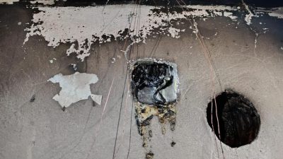 BOLU (İHA) – Bolu’nun Mudurnu ilçesinde cami lojmanında prizden kaynaklı