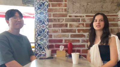 Düzce’de dil öğrenmek için telefonuna indirdiği uygulamada tanıştığı Güney Koreli