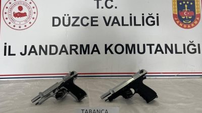 DÜZCE(İHA) – Düzce’nin çiftlik köyünde düğünde havaya ateş 4 kişi