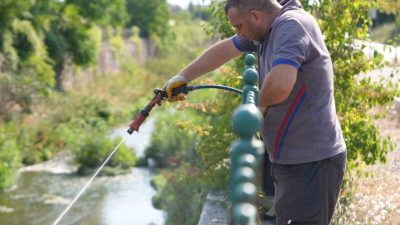 Düzce(İHA) – Düzce Belediyesi, yaz aylarında sulak bölgelerde yaşayan sineklerle,