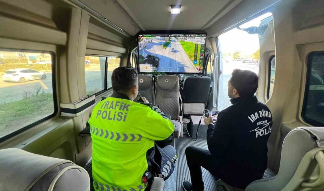 DÜZCE(İHA) – Düzce’de trafik denetimi yapan polis ve jandarma ekipleri