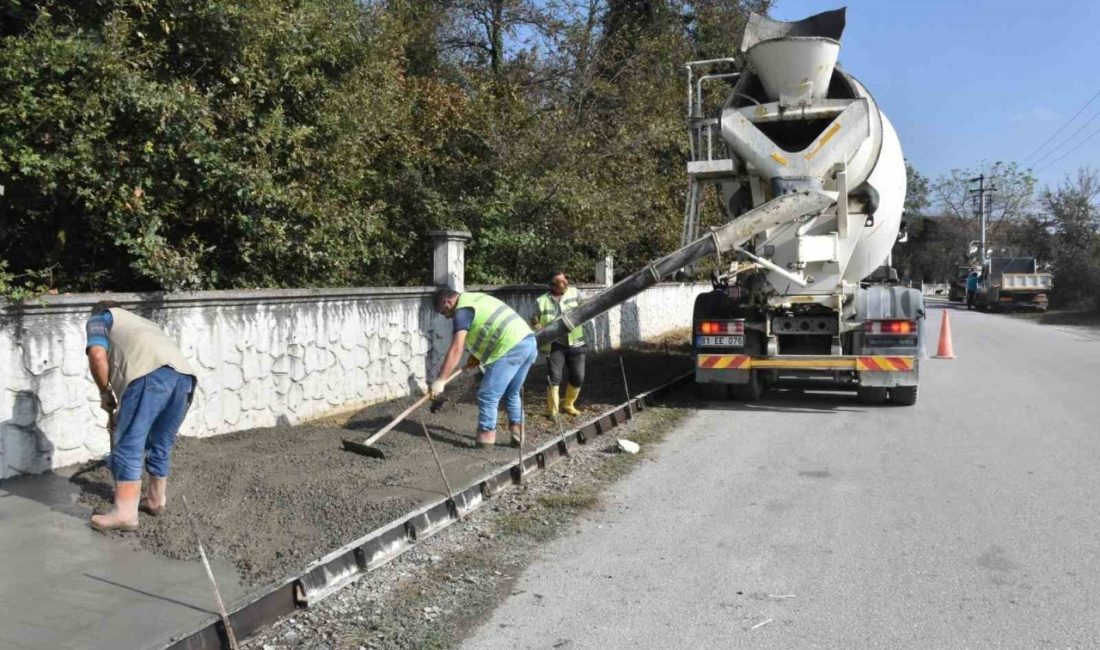 Düzce’de 7 kilometre yeni yol açıldı Düzce Belediyesi Fen İşleri Müdürlüğü ekipleri yılın ilk altı ayında