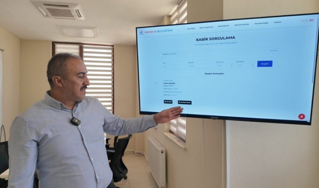 Düzce Belediyesi, vatandaşların mezar bilgilerine hızlı ve kolay erişimi için