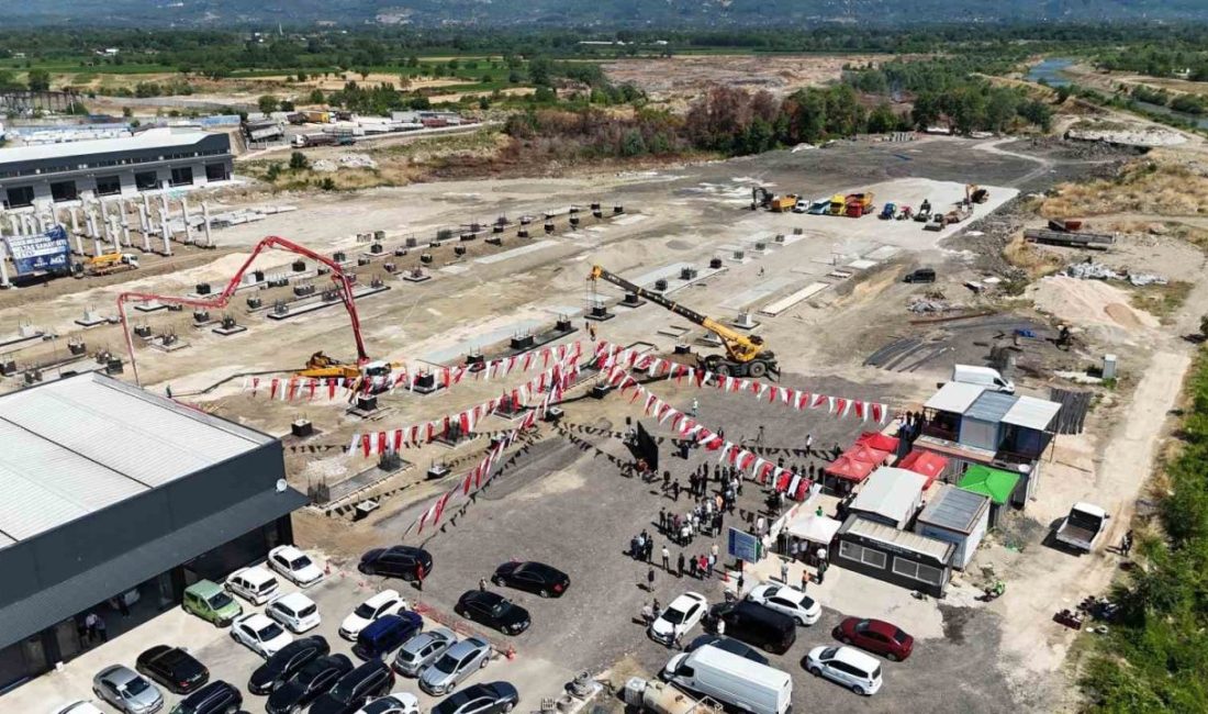 Düzce Belediyesi tarafından modern bir şekilde inşaa edilen Sanayi sitesinin