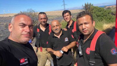 İzmir’in Seferihisar ilçesindeki orman yangınına müdahale için yola çıkan Düzce