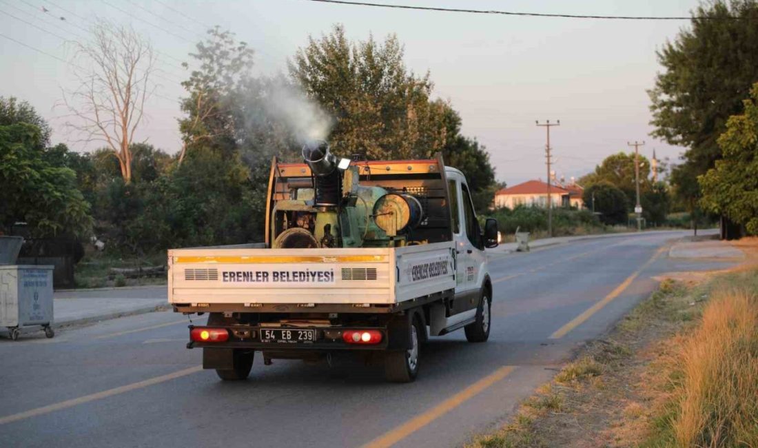 Erenler Belediyesi; sinek, sivrisinek ve haşere ilaçlama çalışmalarını ilçe genelinde