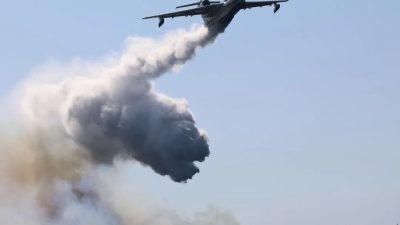 Kocaeli’nin Gebze ilçesinde ormanlık alanda çıkan yangın, ekiplerin saatler süren