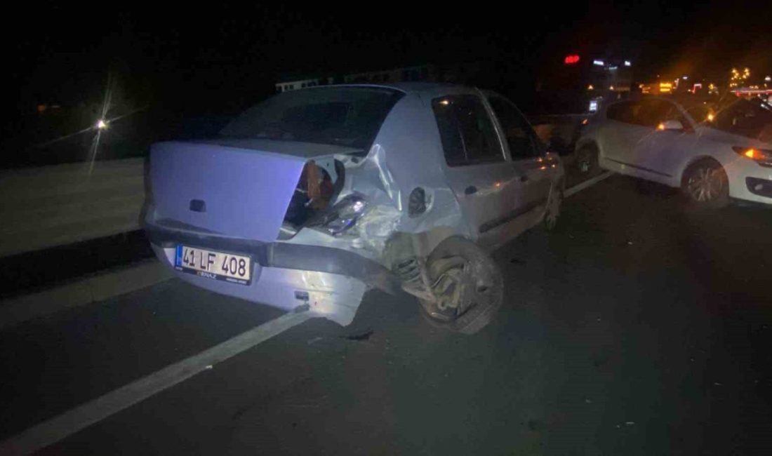 İzmit’te iki otomobil çarpıştı Kocaeli’nin İzmit ilçesinde iki otomobilin çarpıştığı kazada 1 kişi yaralandı.