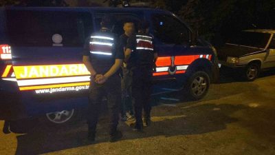 Kocaeli’nin İzmit ilçesinde jandarma ekiplerinin adım adım takip ettiği şahsın