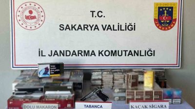 Sakarya’nın Erenler ilçesinde jandarma ekiplerince gerçekleştirilen kaçakçılık operasyonunda 1 şüpheli