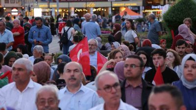 Kastamonu’da 15 Temmuz Demokrasi ve Milli Birlik Günü çerçevesinde düzenlenen