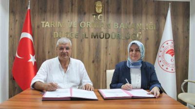 DÜZCE(İHA) – Düzce’de kırsal kalkınma yatırımlarının desteklenmesi programı kapsamında fındık