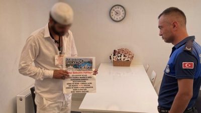 Düzce’de, iki kızının kanser hastası olduğunu iddia ederek vatandaşlardan para