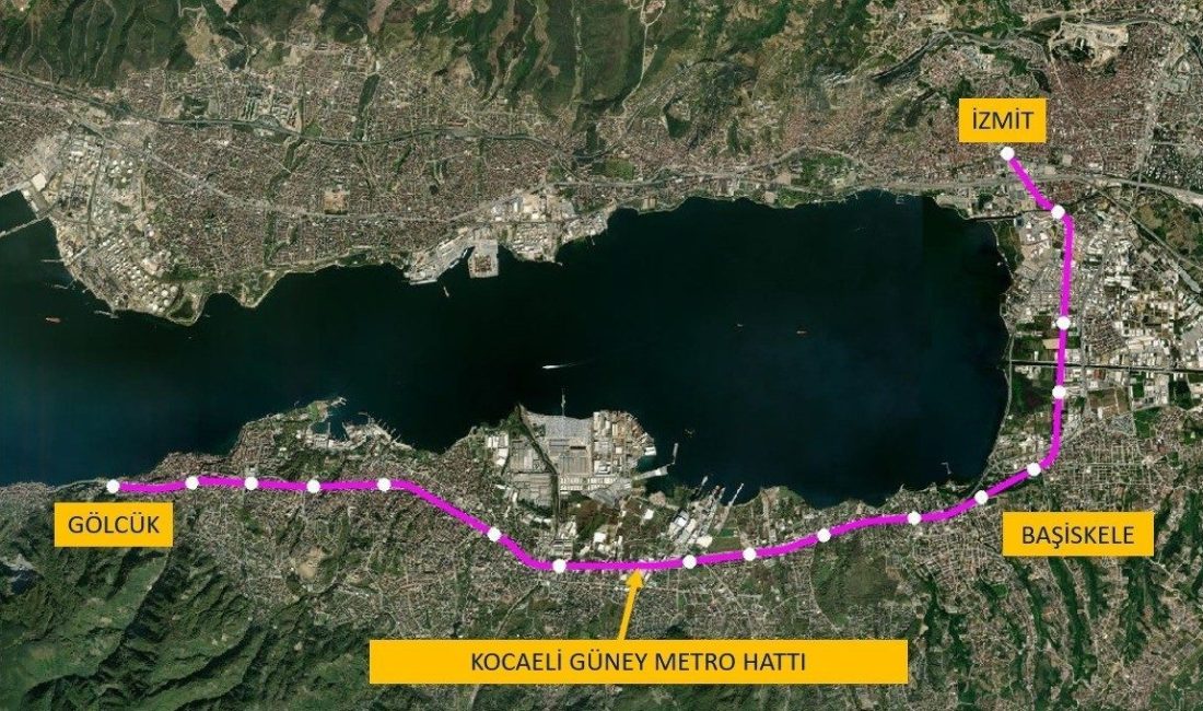 Kocaeli’de güney metro hattı için proje ihalesi 30 Temmuz’da yapılacak Kocaeli Büyükşehir Belediyesi, kentin güney aksındaki ulaşımı rahatlatma hedefiyle planlanan