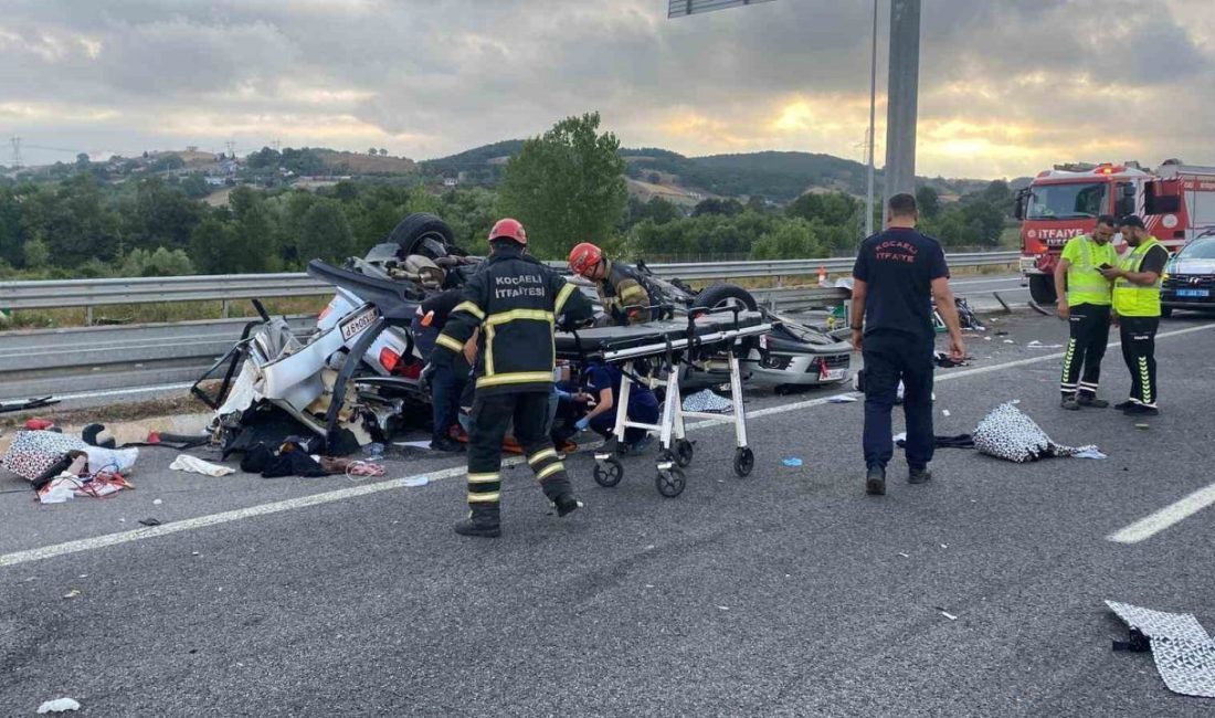 Kuzey Marmara’da otomobil yön tabelasına çarptı: 1 ölü, 4 yaralı Kuzey Marmara Otoyolu’nun Kocaeli geçişinde otomobilin yön tabelasına çarpması sonucu
