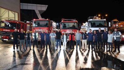 Manisa’da 4 gündür süren orman yangınına destek için Sakarya Büyükşehir