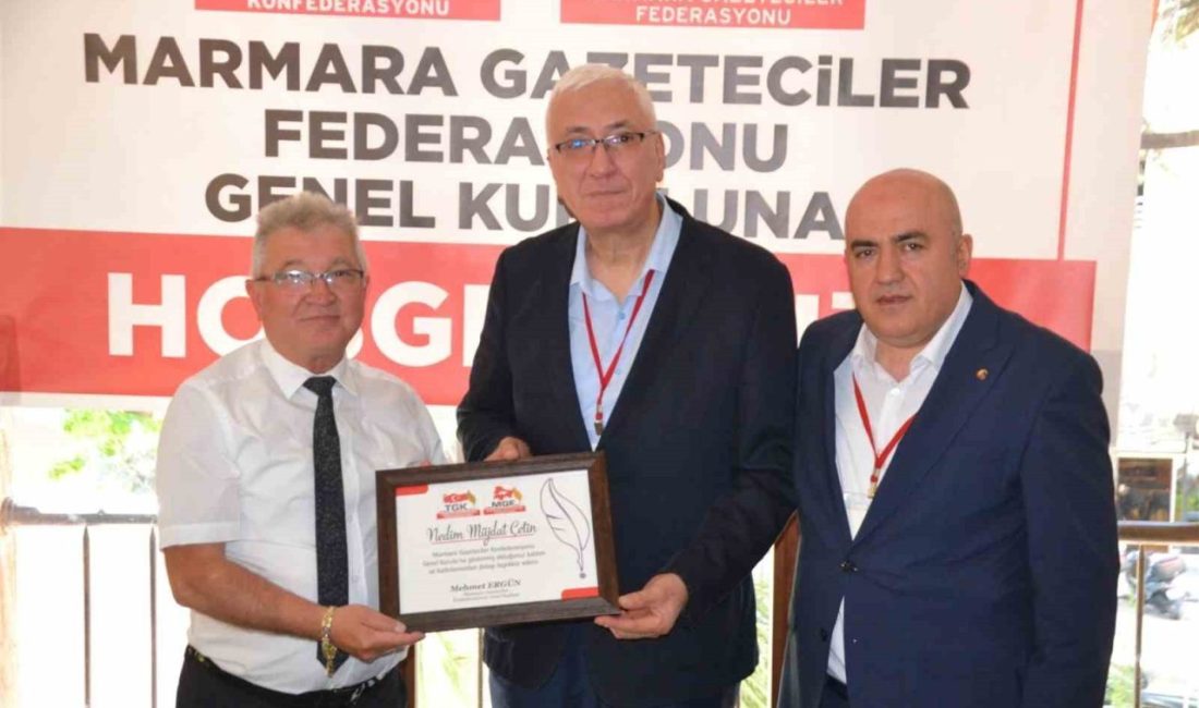 Marmara Gazeteciler Federasyonu (MGF) Genel Kurul Toplantısı Bilecik’te yapılırken, mevcut