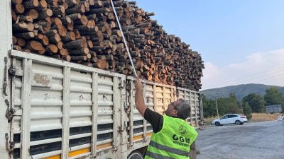 Ormanların korunması ve kaçak orman ürünlerinin taşınmasının önlenmesi amacıyla Pazaryeri’nde