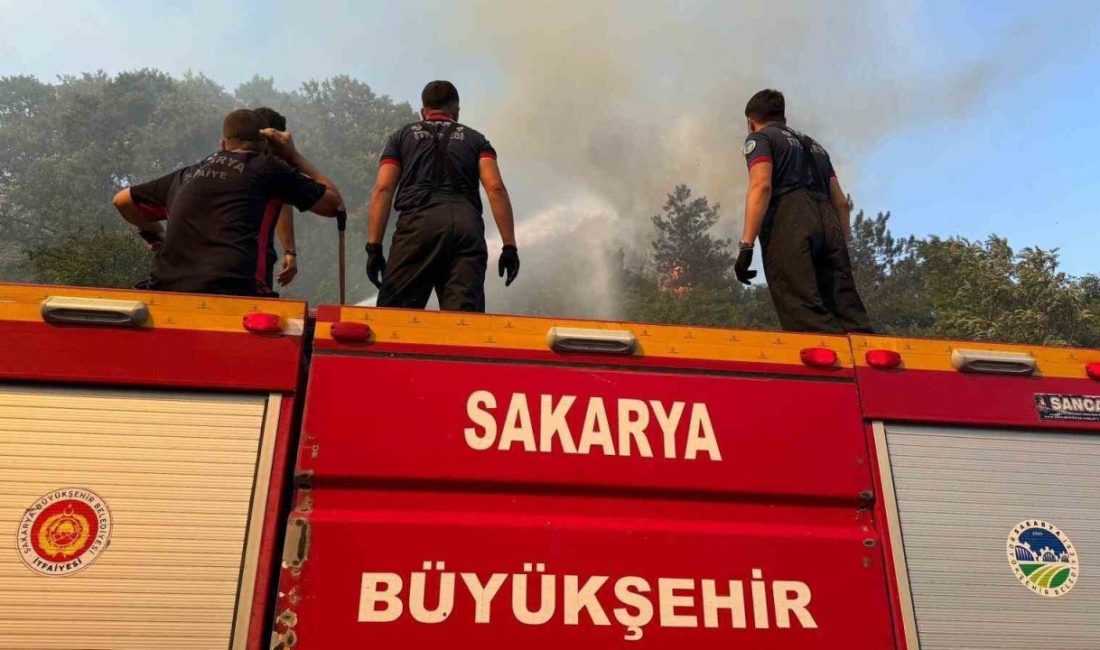 Sakarya Büyükşehir Belediyesi’nin ateş savaşçıları son 4 günde şehrin dört