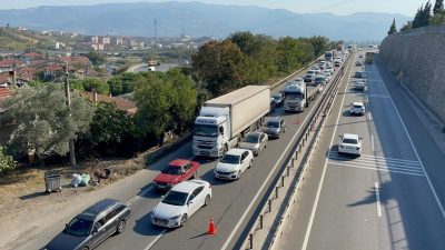 Sakarya’da sık sık kazaların yaşandığı D-650 kara yolunda Ortalama Hız