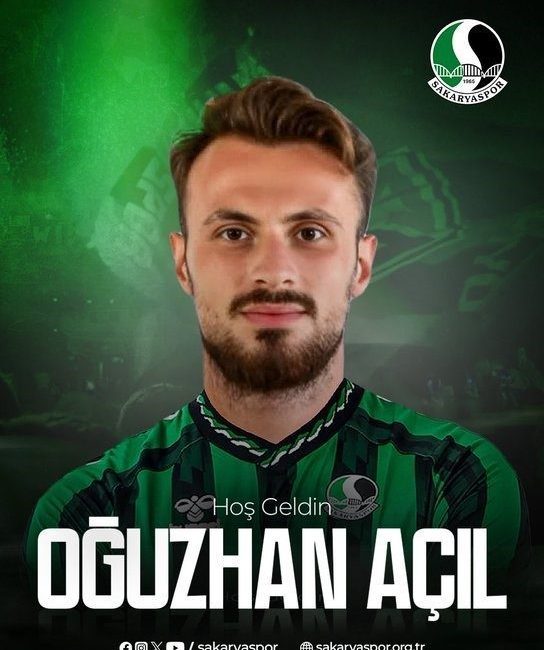 Sakaryaspor, Oğuzhan Açıl’ı kadrosuna kattı Sakaryaspor, 25 yaşındaki stoper Oğuzhan Açıl’ı kadrosuna kattı. Trendyol 1.