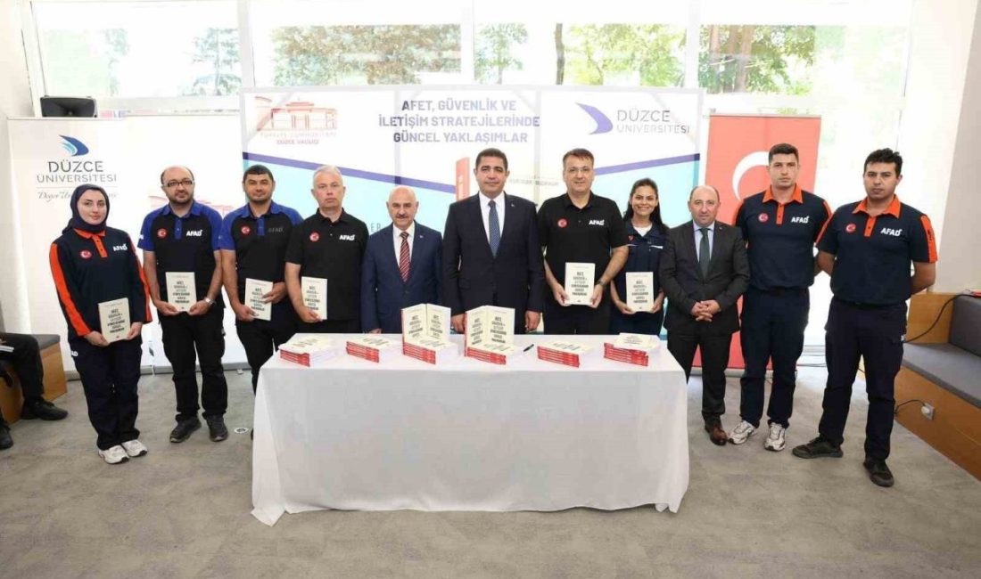 Sempozyum kitap oldu Düzce Valiliği himayelerinde, Düzce Belediyesi ve Düzce Üniversitesi iş birliğinde