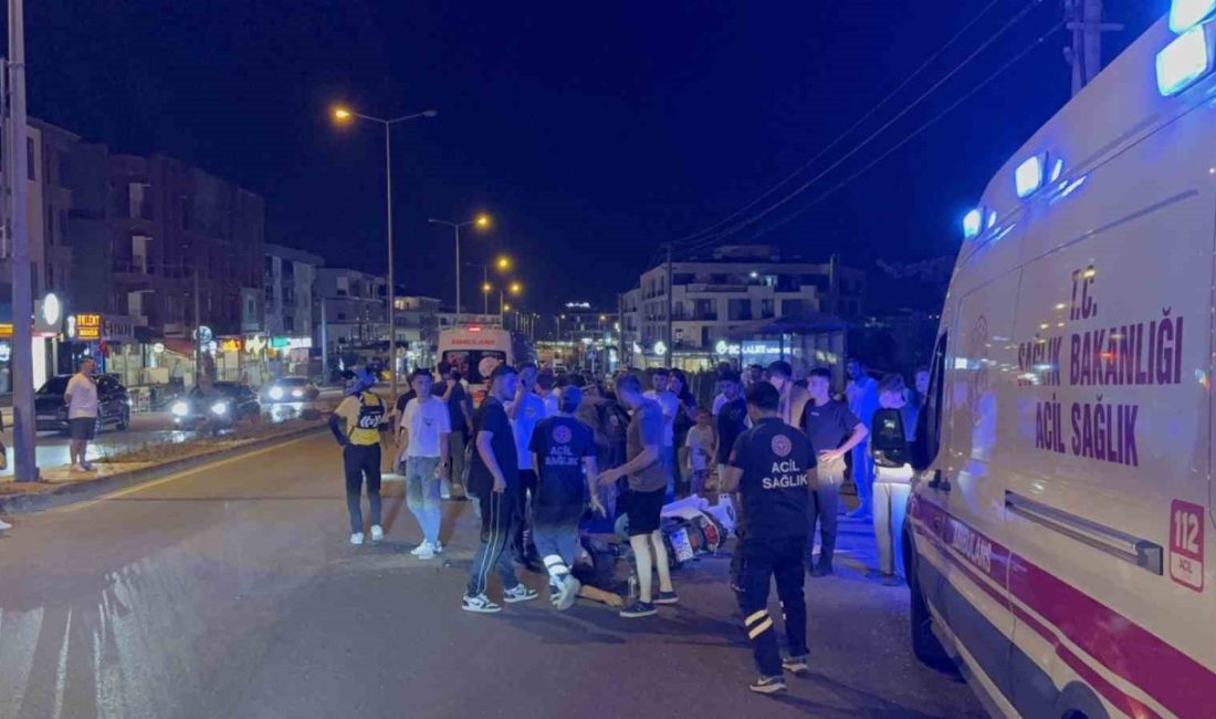 Düzce’de ters şeritten U dönüşü yapmak isteyen otomobil ile kendi