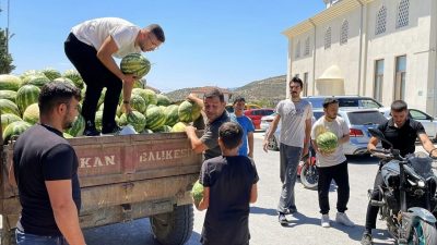 SAKARYA (İHA) – Sakarya’nın Pamukova ilçesinde hayırsever bir vatandaş, tarlada