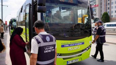 Büyükşehir Belediyesi ekipleri, toplu taşıma araçlarındaki klima sistemlerini rutin olarak