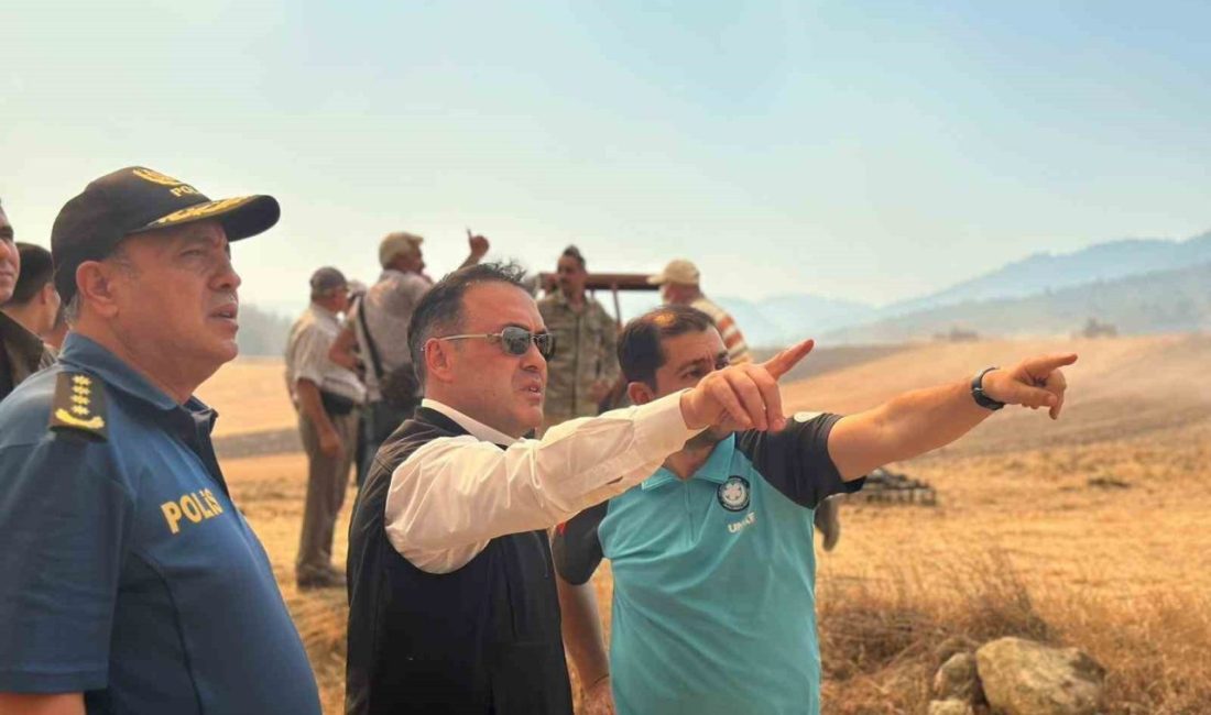 Vali Sözer, yangın bölgesinde inceleme yaptı Sakarya’nın Geyve ile Pamukova ilçeleri arasında kalan ormanlık alanda dün