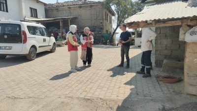 Bilecik’te yaşanan orman yangınlarının ardından, Aile ve Sosyal Hizmetler İl