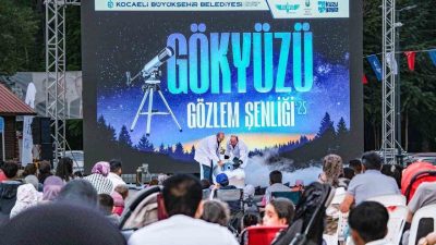 Kocaeli’de düzenlenen gökyüzü gözlem şenliği, Kuzuyayla’da gökyüzü tutkunlarını ağırladı. 12