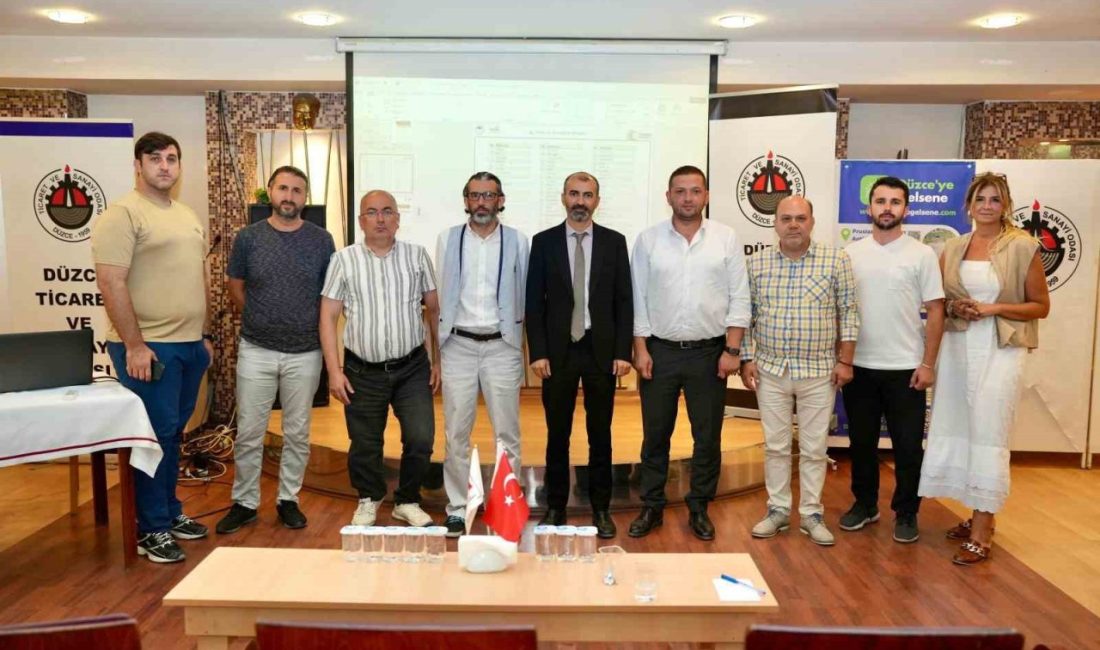 Düzce Ticaret ve Sanayi Odası’nda(DTSO) Tarım ve Kırsal Kalkınmayı Destekleme
