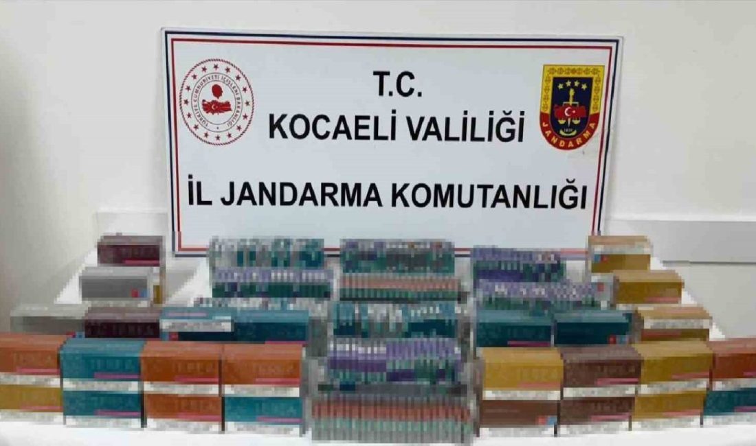 Kocaeli’nin Gebze ilçesinde 2 araçta yapılan aramada piyasa değeri yaklaşık