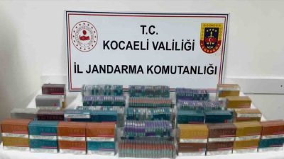 Kocaeli’nin Gebze ilçesinde 2 araçta yapılan aramada piyasa değeri yaklaşık