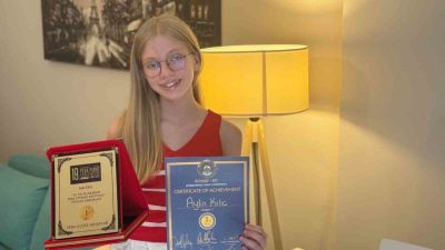 Kocaeli’nin Çayırova ilçesinde yaşayan 12 yaşındaki Aylin Kılıç, 5 yaşında