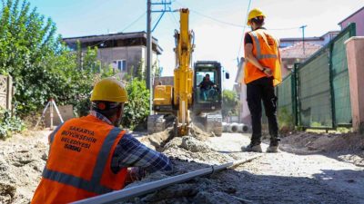 SASKİ, yağmur sularının kayıpsız ve güvenle taşınması için çalışmalarını sürdürüyor.