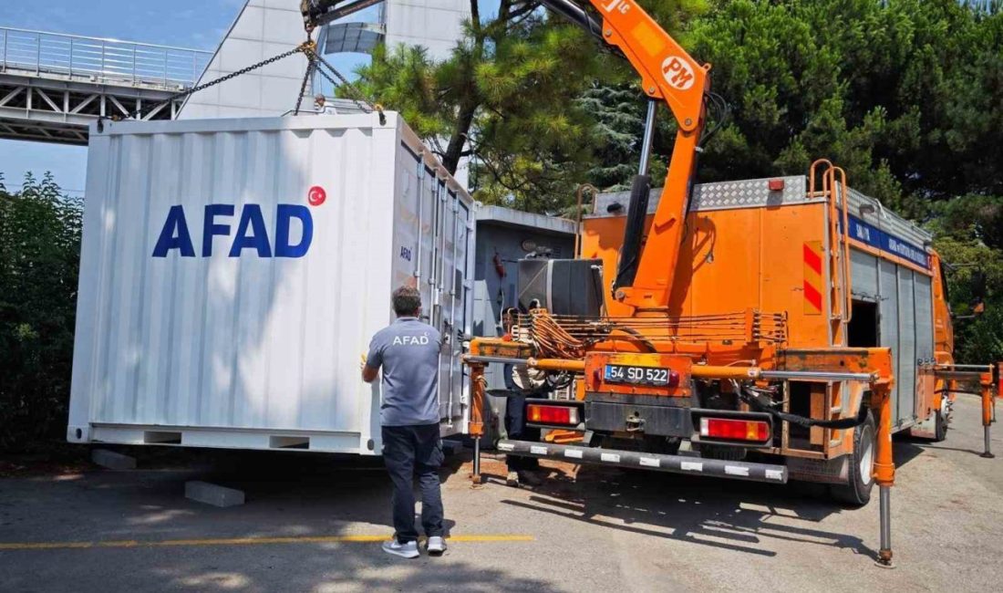 Sakarya’da AFAD koordinasyonunda yürütülen proje çerçevesinde, muhtemel afetlere karşı hızlı